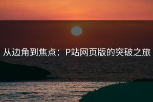 从边角到焦点：P站网页版的突破之旅