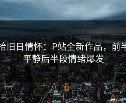 重拾旧日情怀：P站全新作品，前半段平静后半段情绪爆发