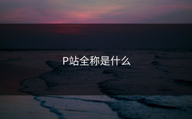 P站全称是什么